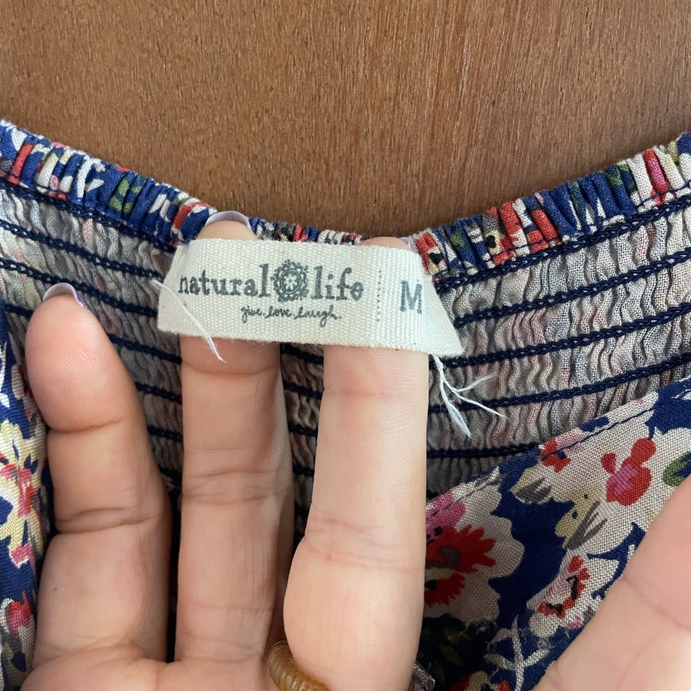 NATURAL LIFE Multicolor Floral Dress - Picture 3 of 5